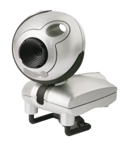 The Trust WB-1200P, a webcam from the early days of USB devices.