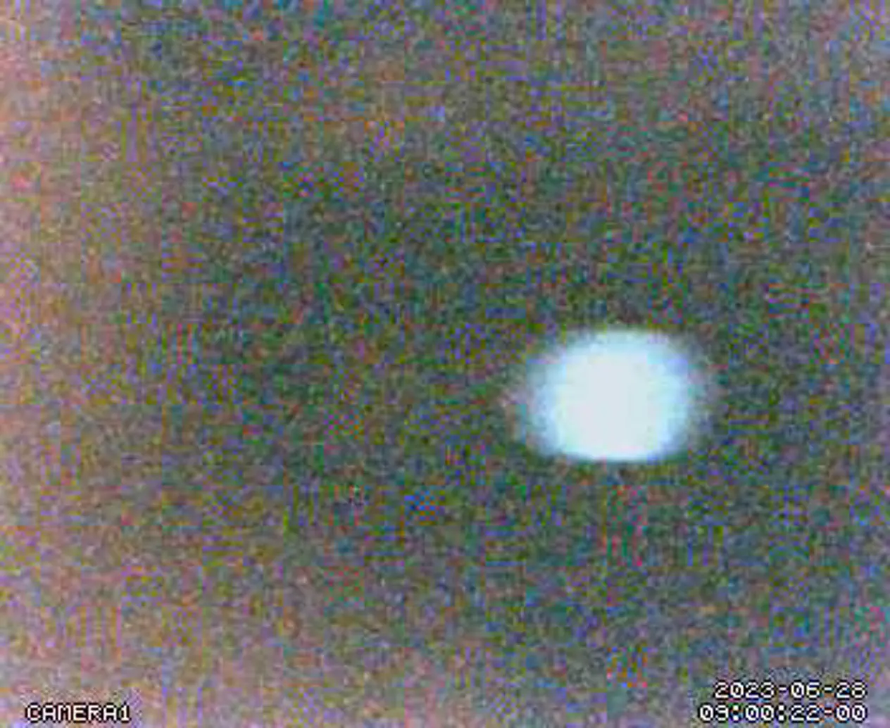 A blurry image from the webcam